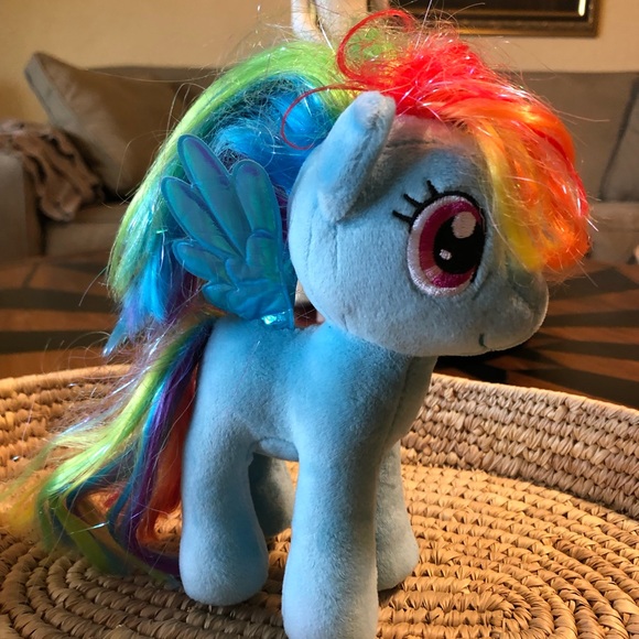 Ty Beanie Baby Collection Pretty Pony Rainbow Dash - Picture 4 of 6